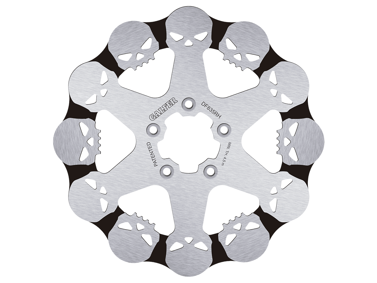 Galfer Harley Davidson Dyna Wide Glide Front Brake 300mm Skull Rotor (10-17)