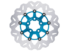 Galfer Harley Davidson Road King Rear Brake Billet Floating Rotor (Blue) (16-19)