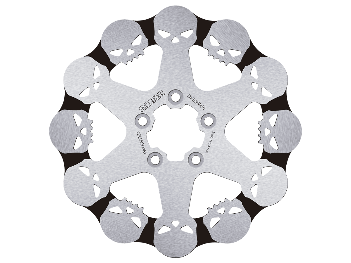 Galfer Harley Davidson Road King Rear Brake Skull Rotor (16-19)