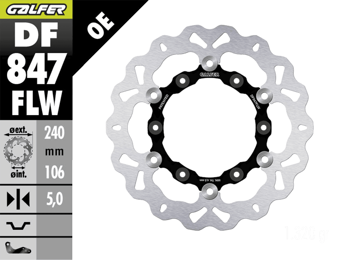 Galfer Husqvarna 701 Enduro Rear Brake Floating Rotor