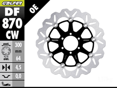 Galfer Ducati 695 Monster Front Brake 300mm Floating Rotor