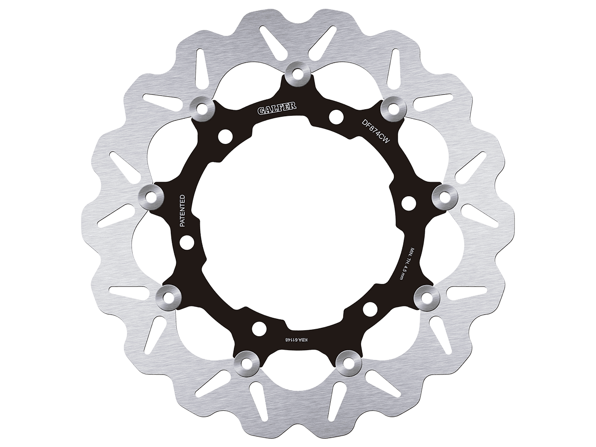 Galfer Triumph Thruxton 900 Front Brake 320mm Floating Rotor (04-15)