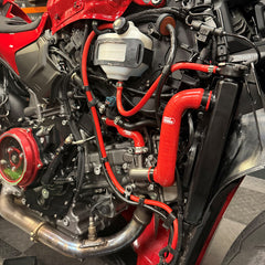 Samco 2025-2026 Ducati Panigale V2 8 Piece Silicone Radiator Coolant Hose Kit