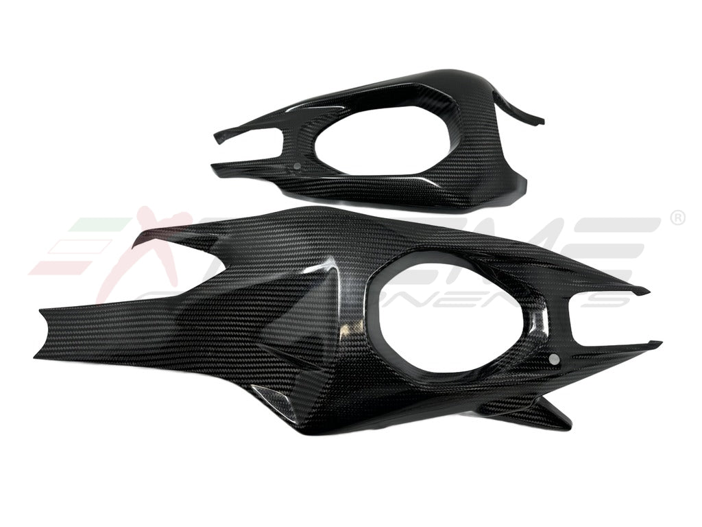 Extreme Components Swingarm protection for Ducati Panigale V4 / S & Streetfigher V4 / S 2025 glossy transparent