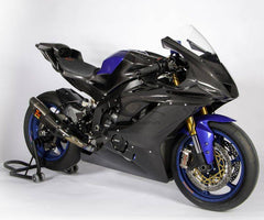 Carbonin Carbon Left Side Panel OEM Radiator 2017-2020 Yamaha YZF-R6