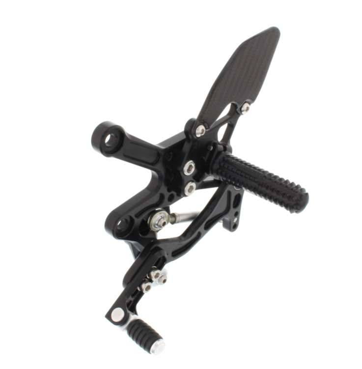 ATTACK PERFORMANCE REAR SET KIT, ZX10R, 16- , BLACK