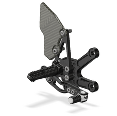 ATTACK PERFORMANCE REAR SET KIT, ZX10R, 16- , BLACK