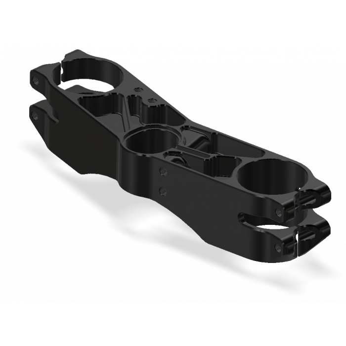 ATTACK PERFORMANCE BOTTOM CLAMP, GP, BMW S1000RR, 2010 - , BLACK