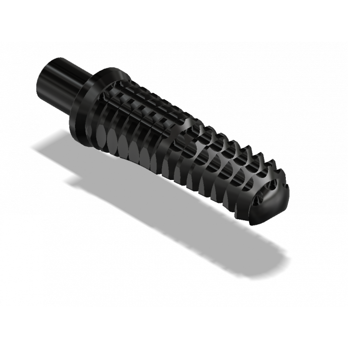 ATTACK PERFORMANCE FOOT PEG, PINCH -TYPE, SHORT 75MM (10MM SHORTER RACE OPTION), BLACK