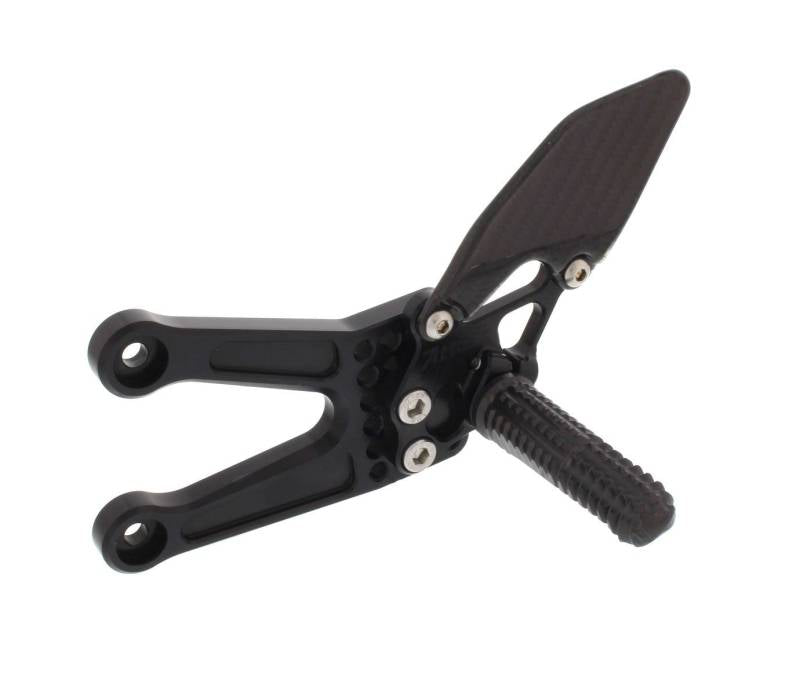 ATTACK PERFORMANCE REAR SET KIT WITH SHIFT LEVER, GSXR1000 17- ,BLACK