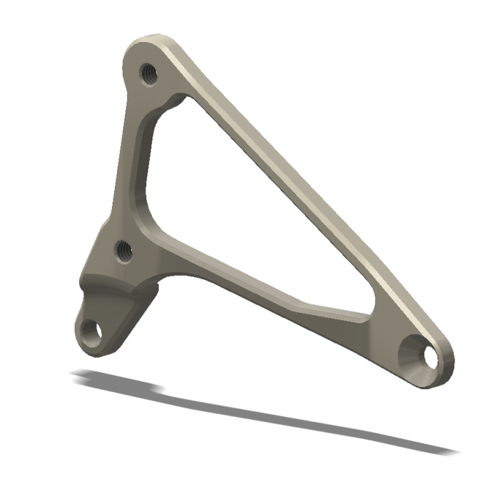 ATTACK PERFORMANCE RIGHT SIDE, HEEL GUARD MOUNT, YAM R6 06- , AERO HAR ...