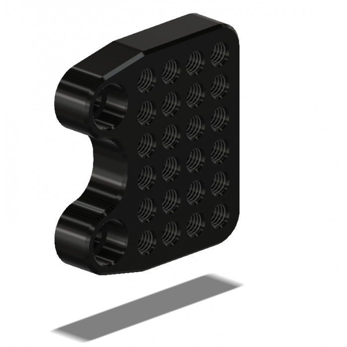 ATTACK PERFORMANCE MAIN BRKT, SUZ GSXR1000, 05-06 RT  LT, 07-08 LT BLACK
