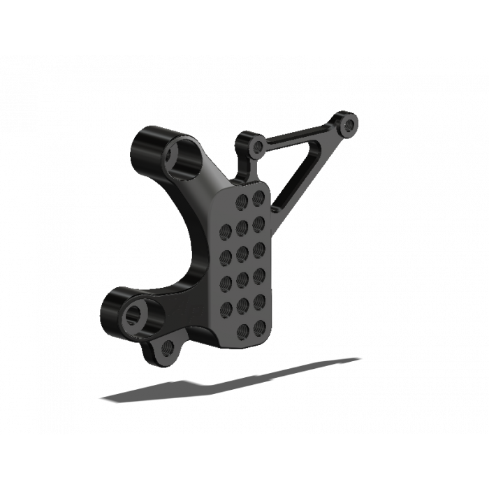 ATTACK PERFORMANCE MAIN BRKT. LT. DUCATI, BLACK