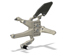 ATTACK PERFORMANCE REAR SET KIT, DUCATI V4, 2018 -, AERO HARD