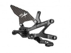 Extreme Components Rearsets CBR1000RRR 2020 STD Black w carbon heel