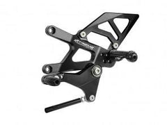 Extreme Components GP EVO rearset STD black heel Kawasaki ZX10R 16-21