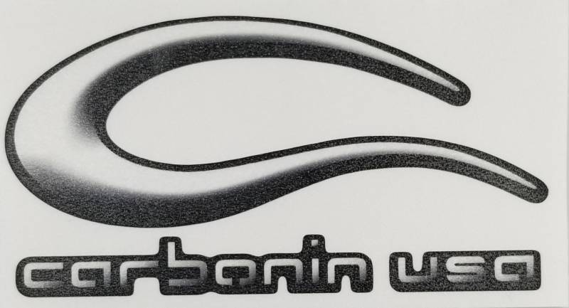 Carbonin 2" Carbonin USA Black Sticker