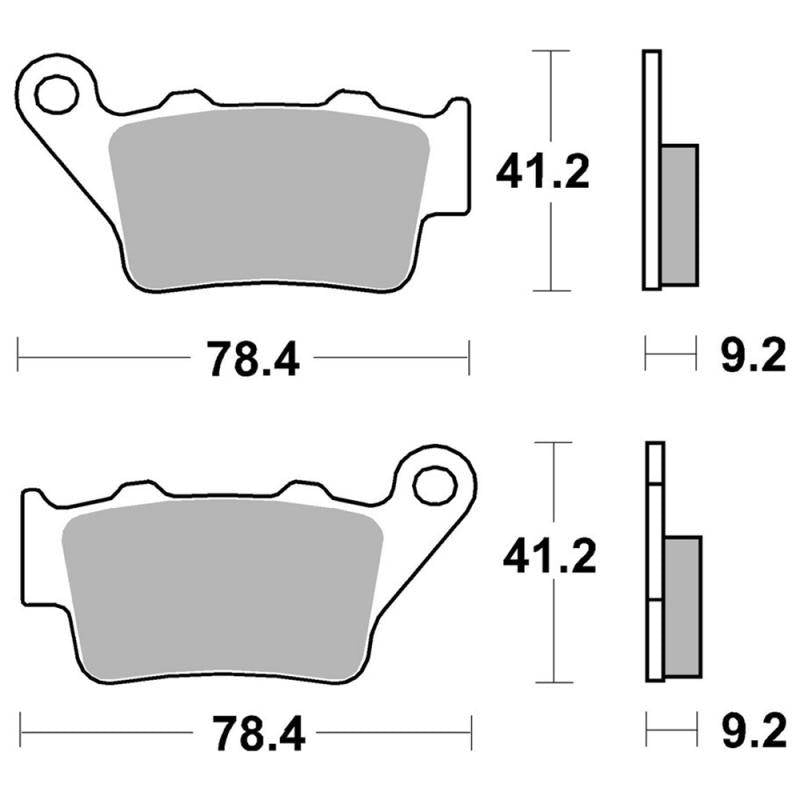 BRAKE PADS Brembo Sinter SA Front + Rear BMW S 1000 RR 2010-2015 BRAKE PADS Brembo Sinter SA Front + Rear BMW S 1000 RR 2010-2015
