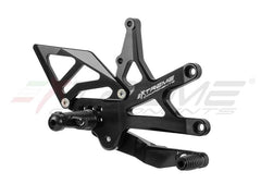 Extreme Components GP EVO Rearsets Kit STD And Reverse Shifting  Aluminium Black Heel (SHIFT ROD FOR QUICKSHIFTER)  SUZUKI GSXR 1000 (2017/2022)