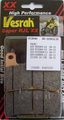 Vesrah VD-355XX GSXR600/750/1000 04-09 ZX10R 08-15