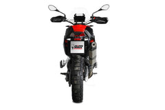 MIVV Slip-on Speed Edge Black TITANIUM Exhaust For Aprilia Tuareg 660 2022 - 2023