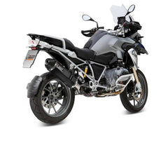MIVV Slip-on Speed Edge Black Stainless Steel  Exhaust For BMW R 1200 GS / Adventure 2013 - 2018