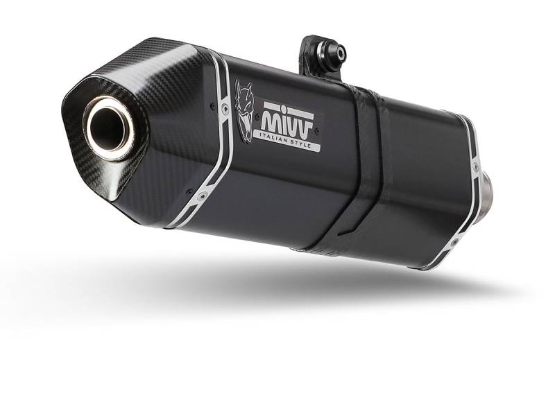 MIVV Slip-on Speed Edge Black Stainless Steel  Exhaust For BMW S 1000 XR 2015 - 2019