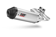 MIVV Slip-on Oval Titanium With Carbon Cap Exhaust For BMW F 900 XR 2020 - 2022
