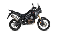 MIVV Slip-on Oval Titanium With Carbon Cap Exhaust For HONDA CRF 1000 L Africa Twin 2016 - 2019