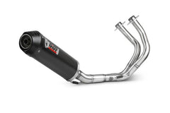 MIVV Oval Carbon With Carbon Cap Full System Exhaust For KAWASAKI NINJA 650 | Z650 2017 - 2022