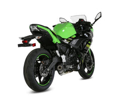 MIVV Oval Titanium With Carbon Cap Full System Exhaust For KAWASAKI NINJA 650 | Z650 2017 - 2022
