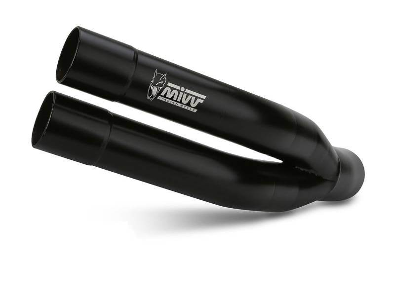 MIVV Slip-on Double Gun Black Stainless Steel Exhaust For KAWASAKI Z900 | Z900 A2 (35 KW / 70 KW) 2017 - 2022