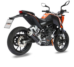 MIVV Slip-on GP Black Stainless Steel  Exhaust For KTM 125 DUKE | 200 DUKE 2011 - 2016