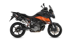 MIVV Slip-On Oval Carbon With Carbon Cap Exhaust For KTM 990 SUPERMOTO SMT 2009 - 2013