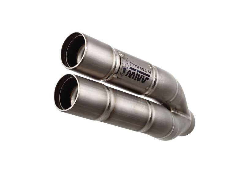 MIVV Slip-on Double Gun Titanium Exhaust For SUZUKI GSX-R 600 | GSX-R 750 2008 - 2010