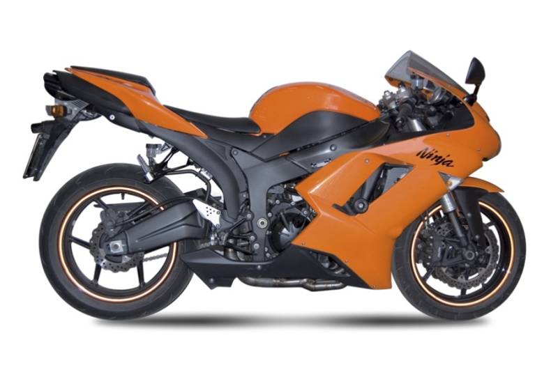 MIVV Slip-on Suono Stainless Steel Underseat Exhaust For KAWASAKI ZX-6 R 2007 - 2008