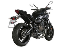 MIVV Delta Race Black Stainless Steel Full System Exhaust For YAMAHA MT-07 / FZ-07 2014 - 2022