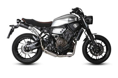 MIVV Ghibli Black Stainless Steel Full System High Exhaust For YAMAHA XSR 700 2016 - 2022
