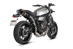 MIVV Ghibli Black Stainless Steel Full System High Exhaust For YAMAHA XSR 700 2016 - 2022