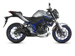 MIVV Slip-on Double Gun Black Stainless Steel Exhaust For YAMAHA MT-03 2016 - 2022
