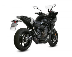 MIVV Oval Carbon With Carbon Cap Full System Exhaust For YAMAHA Tracer 700 / GT / Tracer 7 2016 - 2022