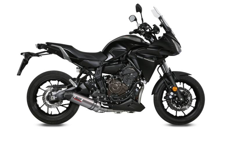 MIVV Oval Titanium With Carbon Cap Full System Exhaust For YAMAHA Tracer 700 / GT / Tracer 7 2016 - 2022