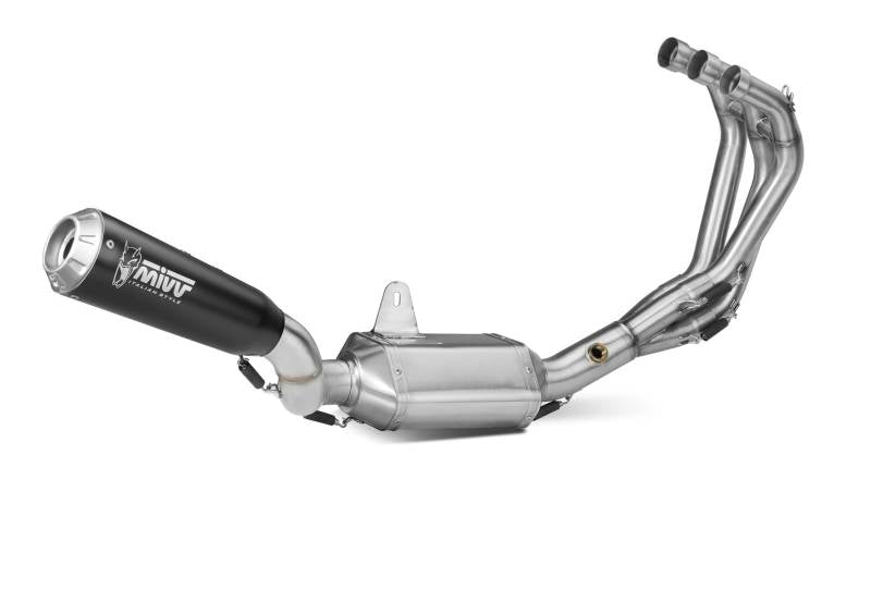 MIVV X-M1 Black Stainless Steel Full System Exhaust For YAMAHA MT-09 / FZ-09 2013 - 2020