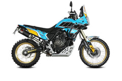 MIVV Slip-on Dakar Black Stainless Steel Exhaust For YAMAHA Ténéré 700 2019 - 2020