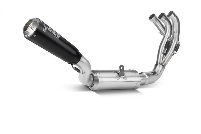 MIVV X-M1 Black Stainless Steel Full System High Exhaust For YAMAHA MT-09 / SP / FZ-09 2021 - 2022