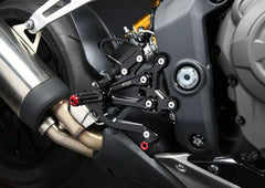 Bonamici Racing Aluminium Rearsets Triumph Speed Triple 1200 RS 2022 -