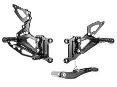 Bonamici Racing Aluminium Rearsets Yamaha YZF R1 (street) 2004 - 2006