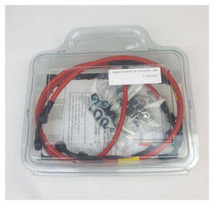 Fren Tubo Kevlar ABS Brake lines Honda CBR1000RR-R SP  2021 (Brembo Caliper) Black Banjo \ Black Fitting \ Red Line