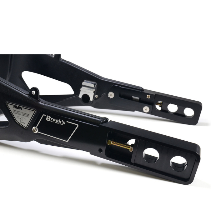 Brock's Performance Bolt-On Swingarm Extensions (Black) S1000RR (20-25)