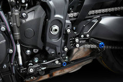 Bonamici Racing Aluminum rearsets Yamaha YZF MT-09 21-25